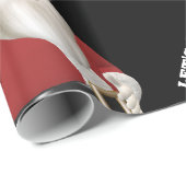 ブランドンサンタクリスマスラッピング紙 ラッピングペーパー (ロールコーナー)