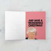 ブランドンサンタクロースのトランプのクリスマスカードを行こう シーズンカード (内部)