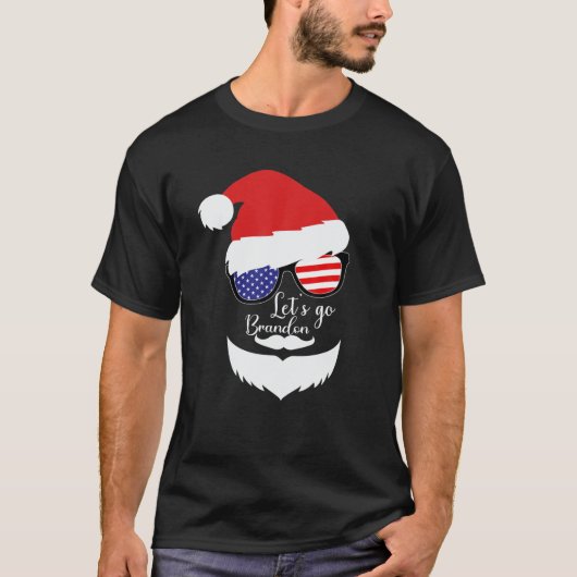 ブランドンサンタ・クリスマスに行こう Tシャツ (正面)