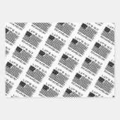 ブランドンジョーバイデン氏国旗動揺しての包み ラッピングペーパーシート (正面2)