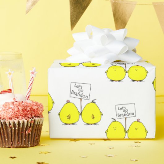 ブランドンチックスのギフトラップを行こう ラッピングペーパー (誕生日パーティー)
