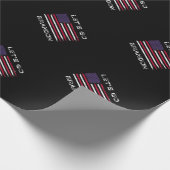 ブランドン国旗動揺してジョーバイデン氏 ラッピングペーパー (角)