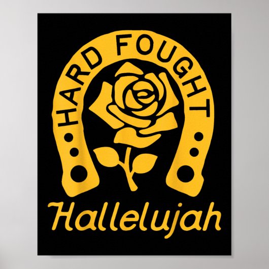 ブランドン懸命はハレルヤと戦いイエス湖Mを賞賛 ポスター (正面)