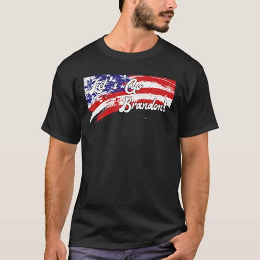 ブランドン自由旗に行こう Tシャツ (正面)