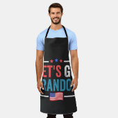 ブランドン行こう エプロン (着用した状態)