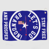 ブランドン行こう ゴルフタオル (横)