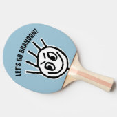 ブランドン行こう！ピンポンパドル 卓球ラケット (横)