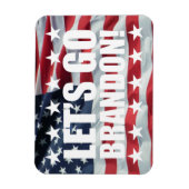 ブランドン行こう!【フォント2】フレキシブルフォトマグネット マグネット (縦)