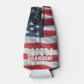 ブランドン行こう!【フォント6】ボトルクールトート ボトルクーラー (裏面)