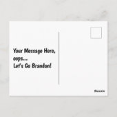 ブランドン行こう ポストカード (裏面)