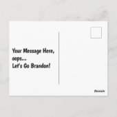 ブランドン行こう ポストカード (裏面)