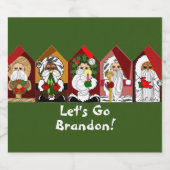 ブランドン行こう！マンガ・サンタス ビールラベル (シングルラベル)