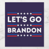 ブランドン行こう ワインラベル (シングルラベル)