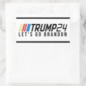 ブランドン行こう 長方形シール (バッグ)