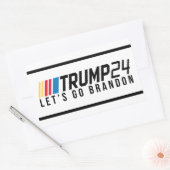 ブランドン行こう 長方形シール (封筒)