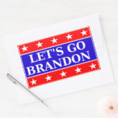 ブランドン行こう 長方形シール (封筒)