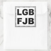 ブランドン行こう!F**kジョーバイデン氏LGB FJB スクエアシール (バッグ)