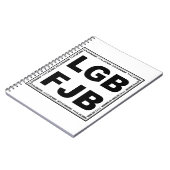 ブランドン行こう！F**kジョーバイデン氏LGB FJB ノートブック (左側)