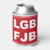 ブランドン行こう！F**kジョーバイデン氏LGB FJB 缶クーラー (缶正面)
