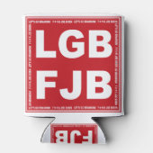 ブランドン行こう！F**kジョーバイデン氏LGB FJB 缶クーラー (裏面)