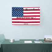 ブランドン・オールド・グローリー怒・アメリカ市民 横断幕 (トレードショー)