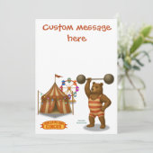 ブランドン、サーカスの強いクマ カード (スタンド正面)