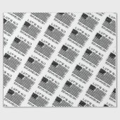 ブランドン・ジョー・バイデン氏動揺して国旗 ラッピングペーパー (フラット)