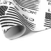 ブランドン・ジョー・バイデン氏動揺して国旗 ラッピングペーパー (ロールコーナー)