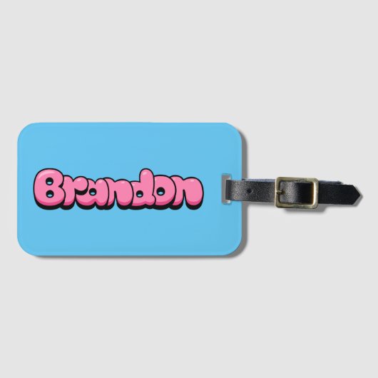 ブランドン ラゲッジタグ (正面横)