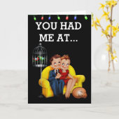 ブランドン、行こう！ロマンチックなクリスマスカード カード (黄色い花)