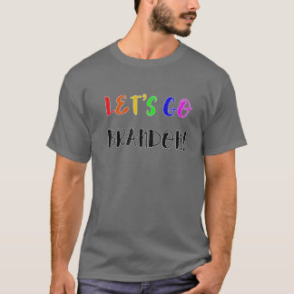 ブランドンTee行こうブランドンLGBTフラグLGB Tシャツ