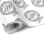 ブランド企業のイベントYour Logo Here Business ラッピングペーパー (ロールコーナー)