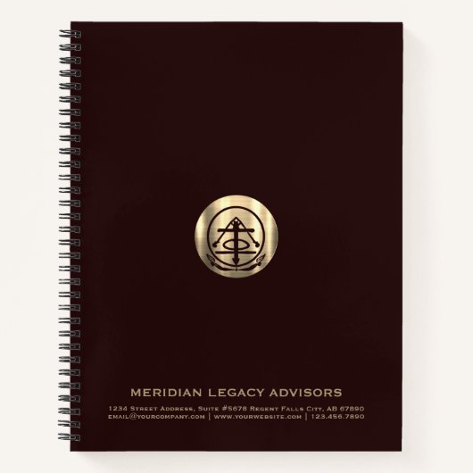 ブランド会社のプロモーションノートブック ノートブック (正面)