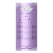 ブランド価格リスト蓮の紫スパークサンドダイヤモンド ラックカード (正面)