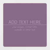 ブランド名またはビジネス名パープルモダン・マウーブ ラベル (デザイン2)