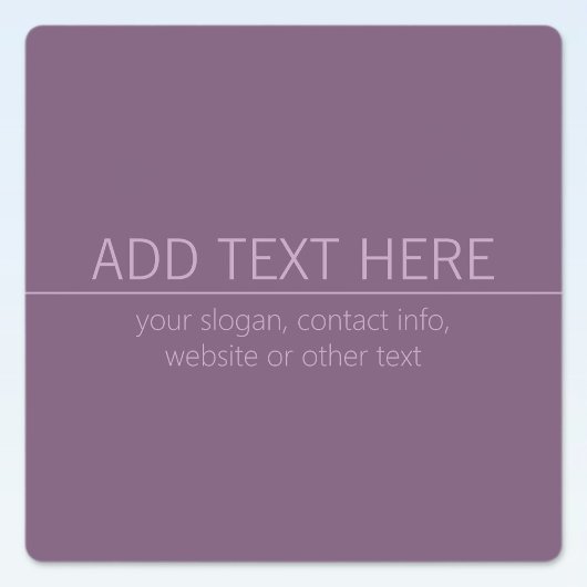 ブランド名またはビジネス名パープルモダン・マウーブ ラベル