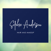 ブランド名をお好きなカラーでモダンなスクリプトにカスタマイズ ウィンドウサイン (シート3)