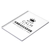 ブランド感謝していアンバサダーのギフト ノートブック (左側)