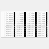 ブランド書道の追加カスタムコントラスト ラベル (シート)