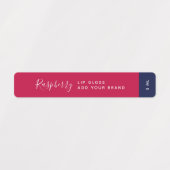 ブランド書道の追加カスタムコントラスト ラベル (デザイン1)