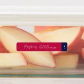 ブランド書道の追加カスタムコントラスト ラベル (貼付)