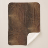 ブランド牛革シフェイクームレスパターン シェルパブランケット (正面)