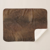 ブランド牛革シフェイクームレスパターン シェルパブランケット (正面(横))