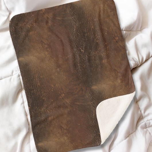 ブランド牛革シフェイクームレスパターン シェルパブランケット