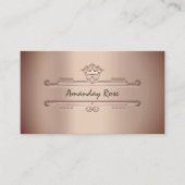 ブランド王室のバラ金ゴールドプロフェッショナルクラウンフレーム 名刺 (正面)