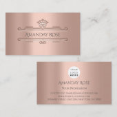 ブランド王室の名バラプロフェッショナルクラウンフレーム3D 名刺 (正面/裏面)