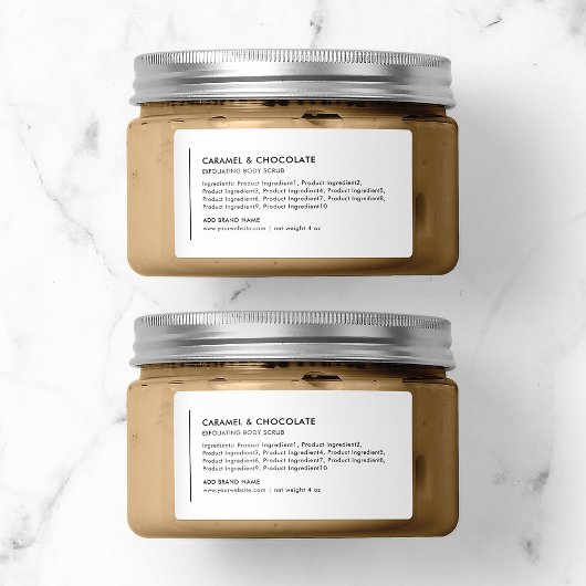 ブランド素材を追加する縦モダン線 ラベル