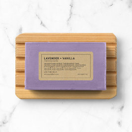 ブランド薄いグレーのクラフト縁ど原料ラベルを追加 ラベル