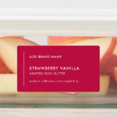 ブランド製品のカラー製品をカスタム追加する縦線 ラベル (貼付)