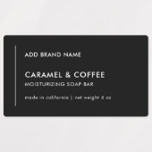 ブランド製品のカラー製品をカスタム追加する縦線 ラベル (デザイン1)